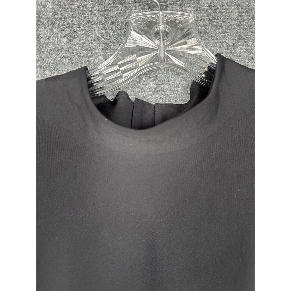 Athleta Sleeveless Stretch Mini Dress Black XL TALL High Neck Active Athleisure - Picture 5 of 11